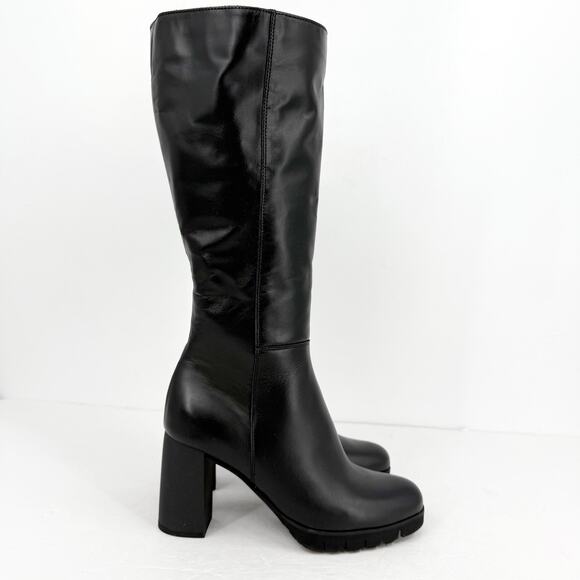 La Canadienne Womens Miles Knee High Boots US 8.5 M Black Leather NWOB - Picture 3 of 12